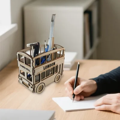 Bus Pen Holder - 3d puzzle best home decor