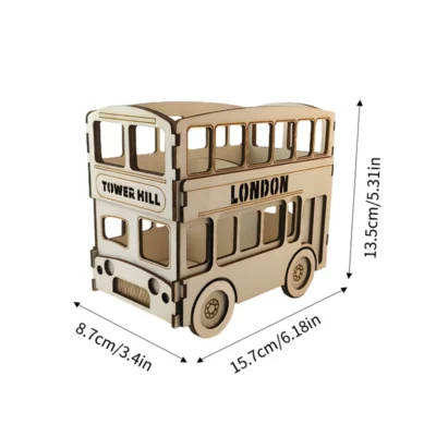 Bus Pen Holder - 3d puzzle best home decor