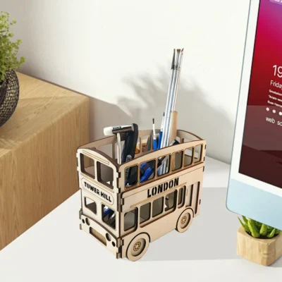 Bus Pen Holder - 3d puzzle best home decor
