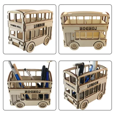 Bus Pen Holder - 3d puzzle best home decor
