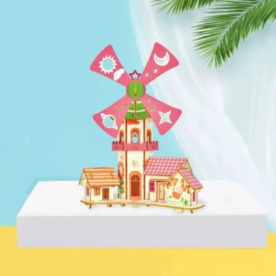 Windmill Cottage - 3d puzzle haunted house home decor
