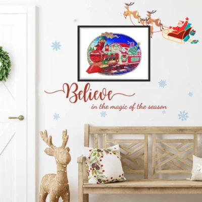 Christmas Train - 3d train puzzle holiday décor