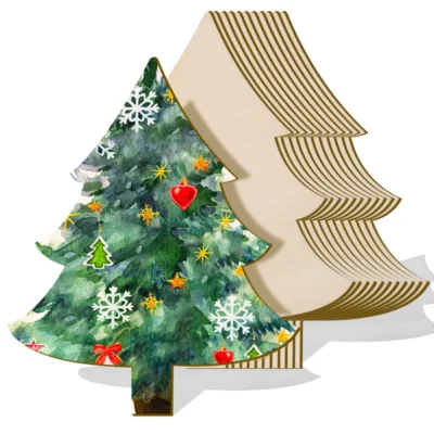 Christmas Tree - puzzle in 3d holiday décor