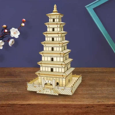 Da-Yan Tower - 3d puzzle architecture architecture model