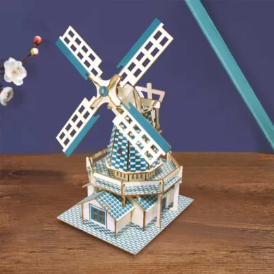 Dutch Windmill - best 3d wooden puzzles architecture model