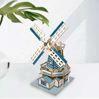 Dutch Windmill - best 3d wooden puzzles architecture model