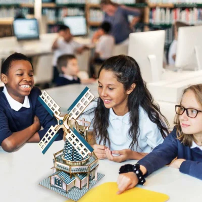 Dutch Windmill - best 3d wooden puzzles architecture model