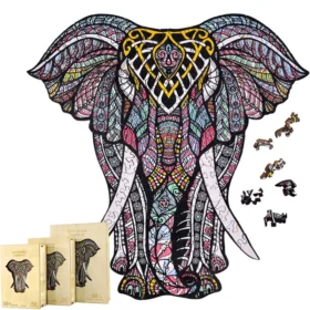 Elephant - 3d elephant puzzle animal model