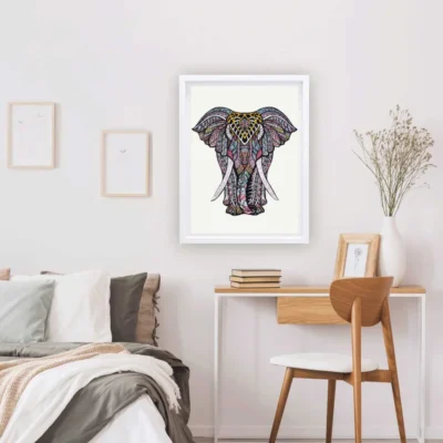 Elephant - 3d elephant puzzle animal model