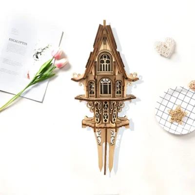 Elf House - haunted house 3d puzzle home decor