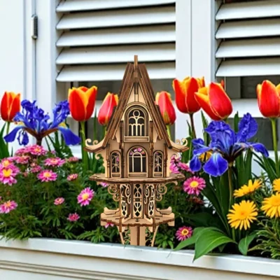Elf House - haunted house 3d puzzle home decor