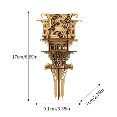 Elf House - haunted house 3d puzzle home decor