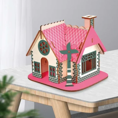 Ellie Cottage - 3d lighthouse puzzle architecture model