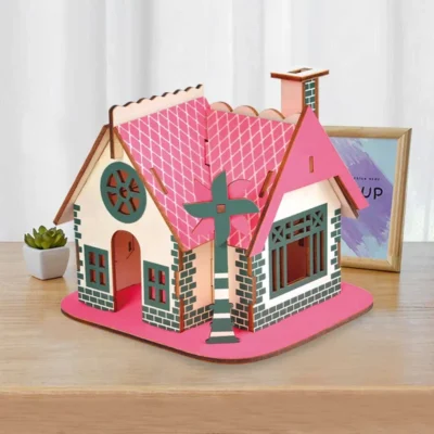 Ellie Cottage - 3d lighthouse puzzle architecture model