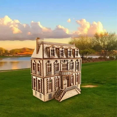 European Castle - 3d castle puzzle architecture model