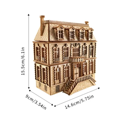 European Castle - 3d castle puzzle architecture model