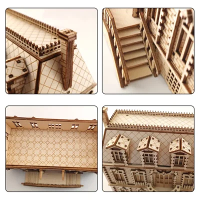 European Castle - 3d castle puzzle architecture model