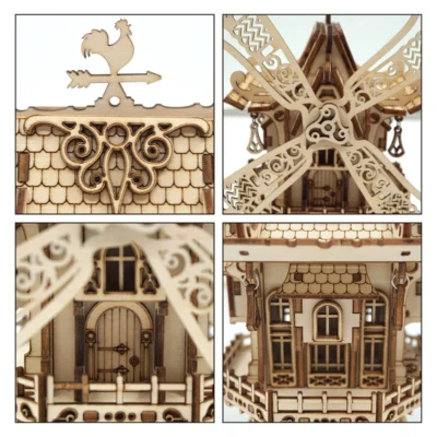 Fantasy Windmill - owl 3d puzzle home decor