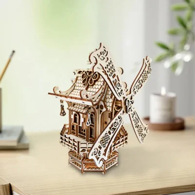 Fantasy Windmill - owl 3d puzzle home decor