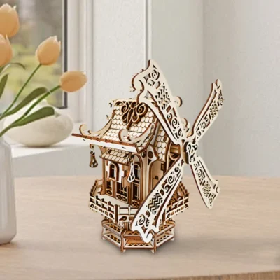 Fantasy Windmill - owl 3d puzzle home decor
