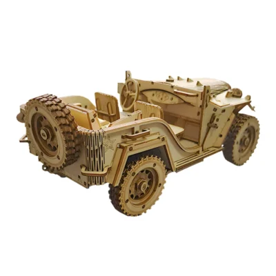 Field Jeep - puzzle 3d cars vehicle model