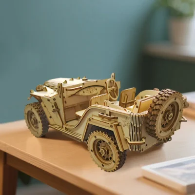 Field Jeep - puzzle 3d cars vehicle model