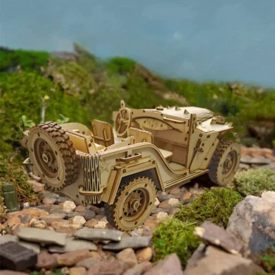Field Jeep - puzzle 3d cars vehicle model