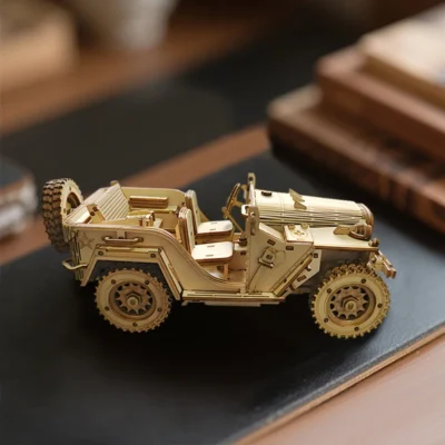 Field Jeep - puzzle 3d cars vehicle model