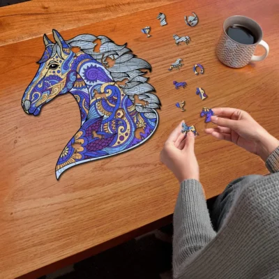 Fine Horse - 3d horse puzzle animal model