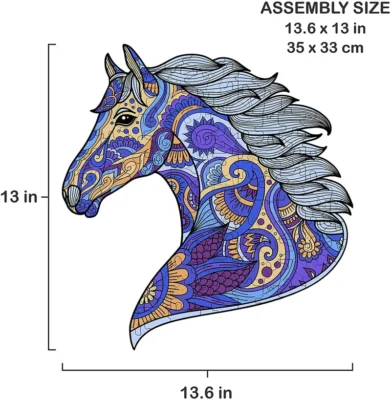 Fine Horse - 3d horse puzzle animal model