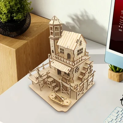Fisherman's Hut - house 3d puzzle architecture model