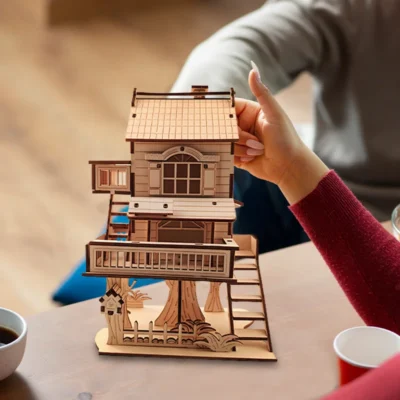 Forest Treehouse - 3d puzzles of buildings architecture model