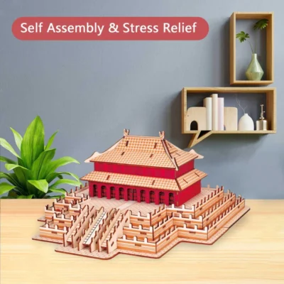 Hall of Supreme Harmony - 3d dog puzzle architecture model