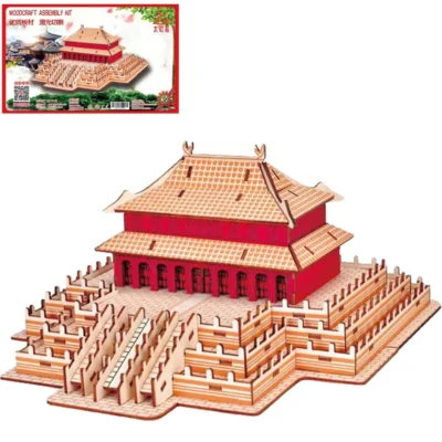 Hall of Supreme Harmony - 3d dog puzzle architecture model
