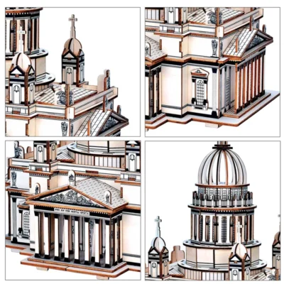 Isa Kiev Cathedral - wood 3d puzzles architecture model