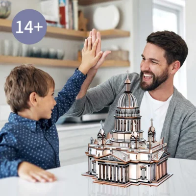 Isa Kiev Cathedral - wood 3d puzzles architecture model