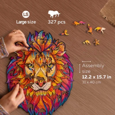 Lion - pro lion 3d puzzles animal model