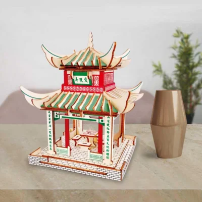 Love Night Pavilion - 3d wooden puzzle night light home decor