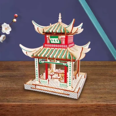 Love Night Pavilion - 3d wooden puzzle night light home decor