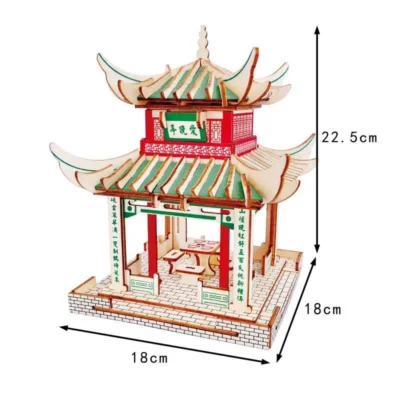 Love Night Pavilion - 3d wooden puzzle night light home decor