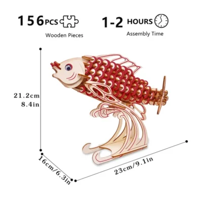 Lucky Fish - 3d fish puzzle animal model