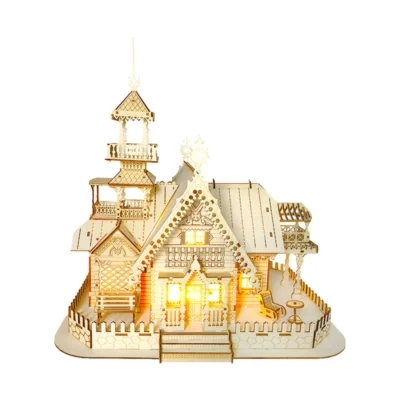 Meihua Villa - garden house puzzle 3d architecture model
