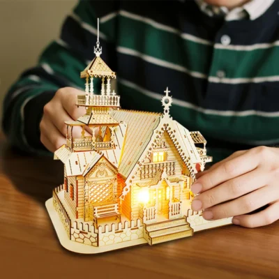 Meihua Villa - garden house puzzle 3d architecture model