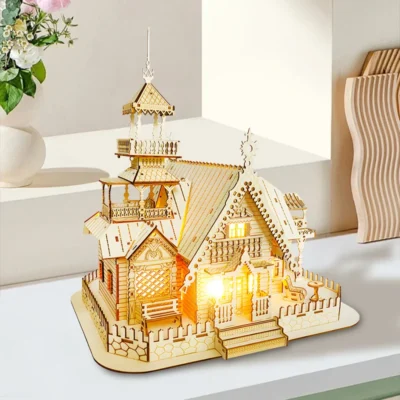 Meihua Villa - garden house puzzle 3d architecture model