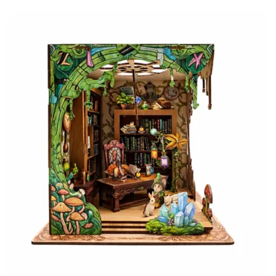 Milin Bookstore - 3d puzzle bookshop architecture model