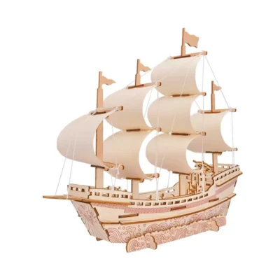 Ming Dynasty Ship - owl 3d wooden puzzle ship model
