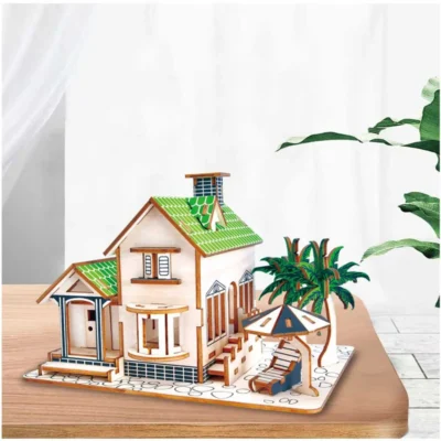 Ocean View Villa - 3d house puzzle architecture model