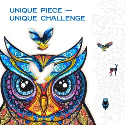 Owl - 3d owl jigsaw puzzle animal model