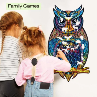 Owl - 3d owl jigsaw puzzle animal model