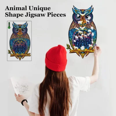 Owl - 3d owl jigsaw puzzle animal model
